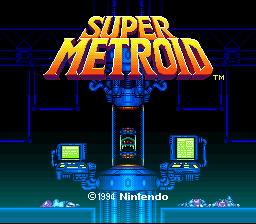 Super Metroid - Reverse Boss Order (Impossible) Title Screen